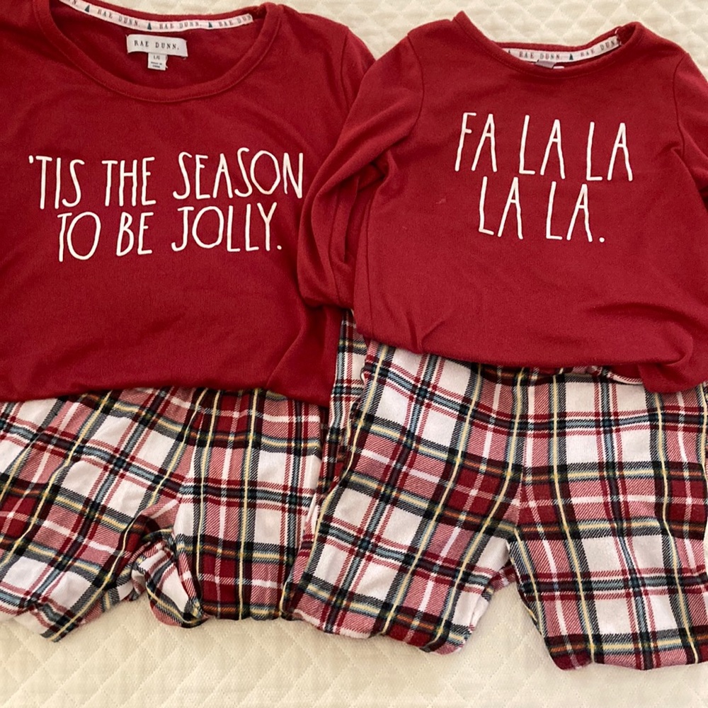 Rae Dunn family pajamas - multiple sizes